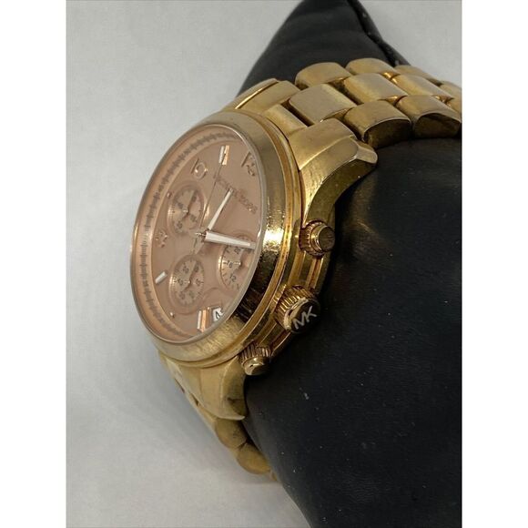 Michael Kors Runway MK5128 Womens Stainless Steel Analog Dial Quartz Watch MP751 - Picture 4 of 12